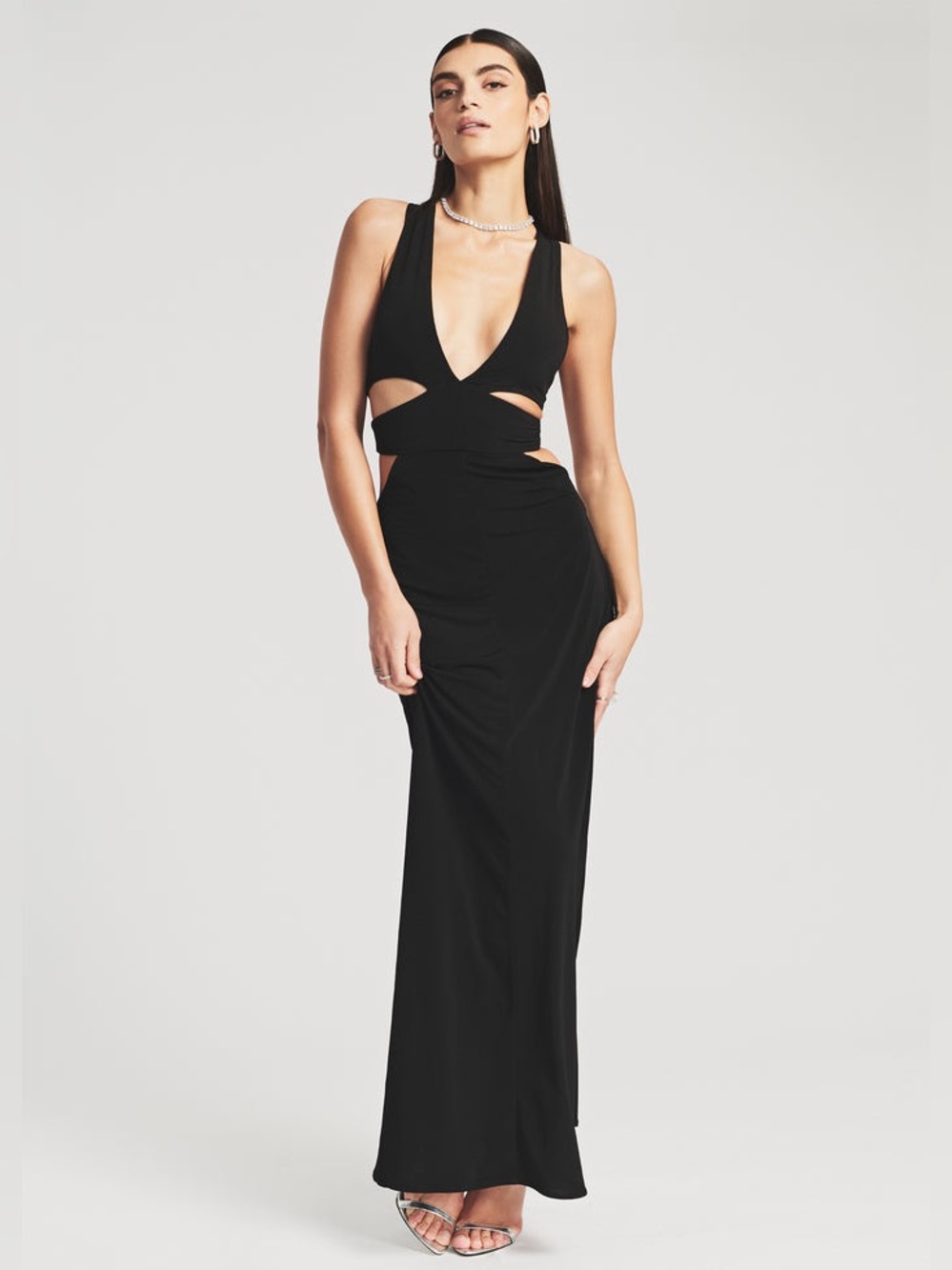 Retrofete Chrissy Cutout Maxi Dress